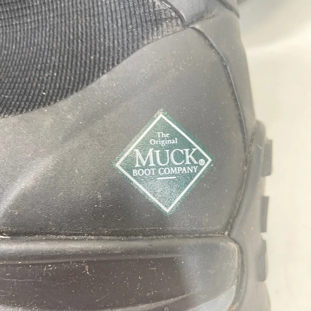 Muck Boot Company Apex Mid Zip Black Waterproof Boots Mens 8 US 41 EU